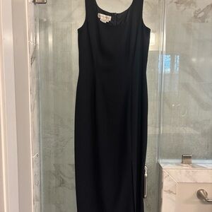 Maggy London Classic Navy Blue Maxi Dress